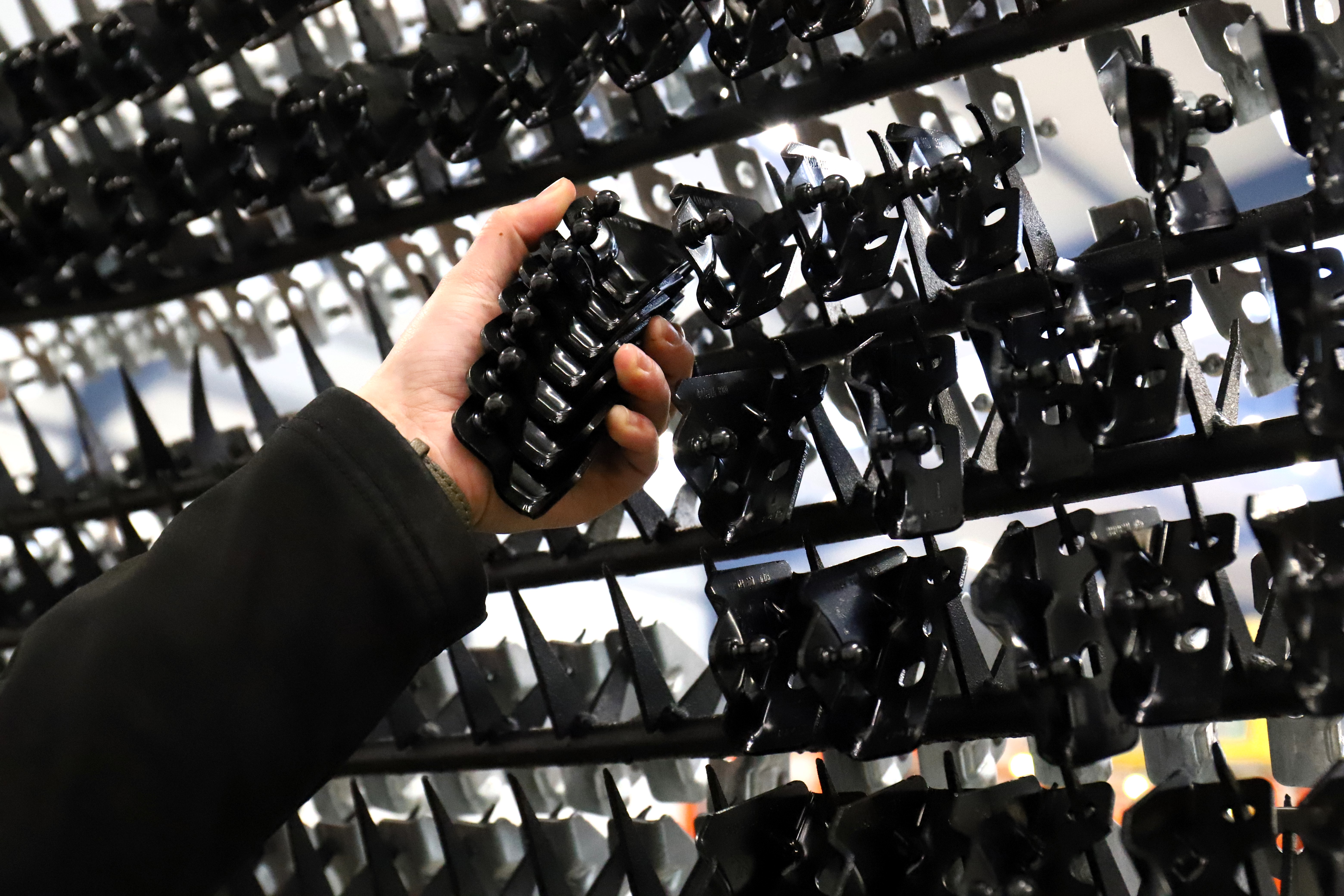 Cataforese — inspeção de peças após tratamento